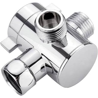 Vaihtoventtiili - PZCC - 3-tie G12in - Monitoiminen - Messinki - 1/2\" Uros