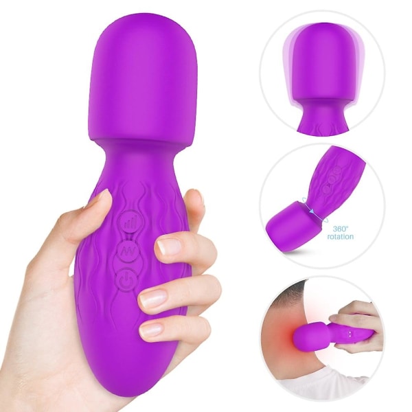 Mini Handheld Massager Vibrator Toy Deep Tissue Massager för hela kroppen Stimulerar sexuell lust
