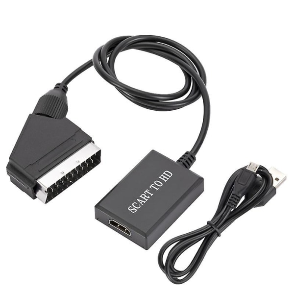 HDMI till SCART-kabel HDMI till SCART-adapter Hdmi till SCART-konverterare videoadapter 2022