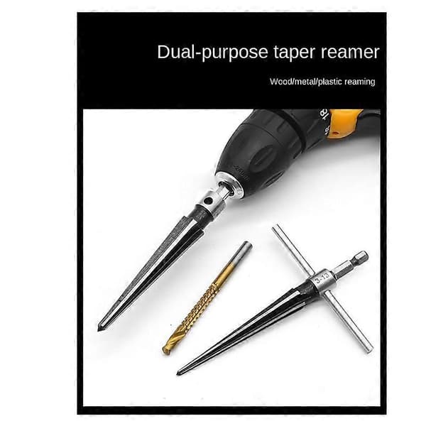 1 Sæt Håndholdt Konisk Rømmer Sæt 5-16mm 3-13mm Brostift Hul Koniske Rømmere Maskinarbejder Luthier Til