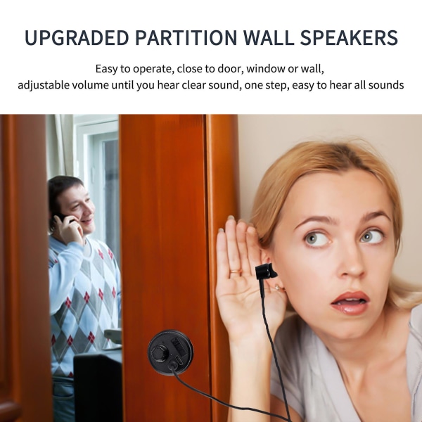 Uppgradera Ljudförstärkare Vägglyssningsenhet Ljudlyssning Avlyssningsenhet Superkänslig Lyssna Genom väggkontakt