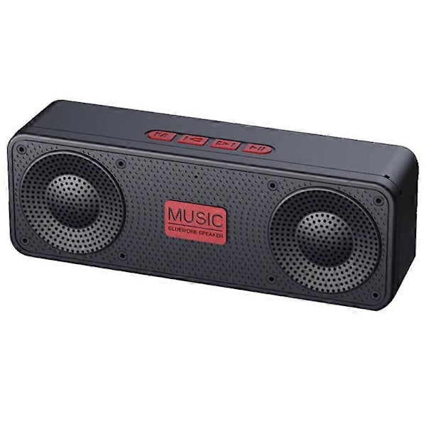 Bärbar FM-radio Trådlös Bluetooth 5.0 TWS Högtalare Mini MP3 Musikspelare Stöd TF-kort U Disk US