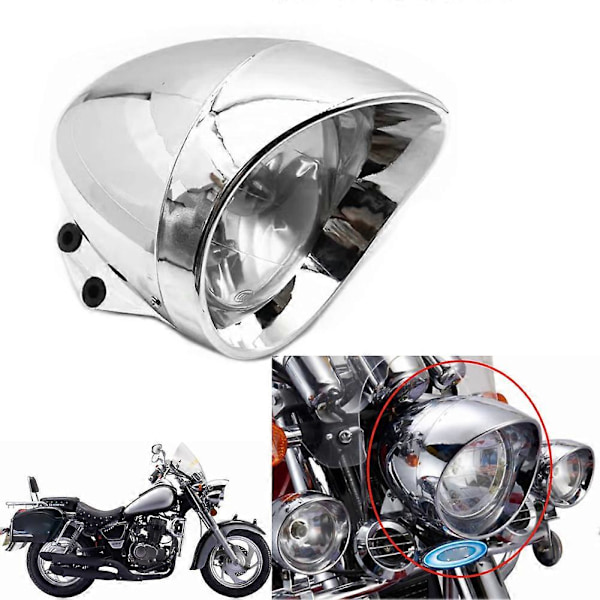Motorcykel 65 Bullet Halogen Forlygte Til QIANJIANG Lifan 150-11 /14 QJ150-18F Storm Prince QJ150-3B onda Steed Shadow