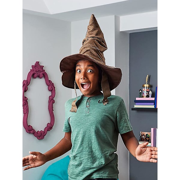 SLDXD Cosplay Halloween - Trollkarlhatt Talande Sorteringshatt - Trollkarlsvärlden