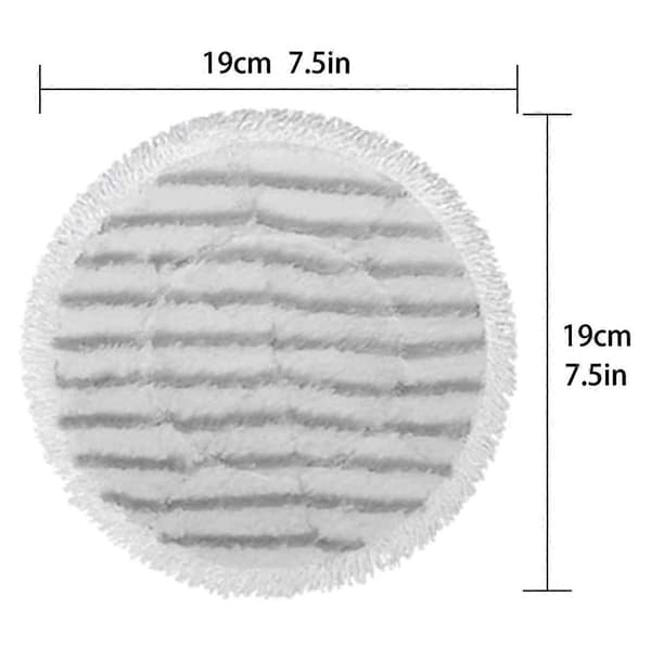 2 stk. moppepuder erstatning til S7000 S7001 T2 T21 U6002 damp- og skrubbemopper