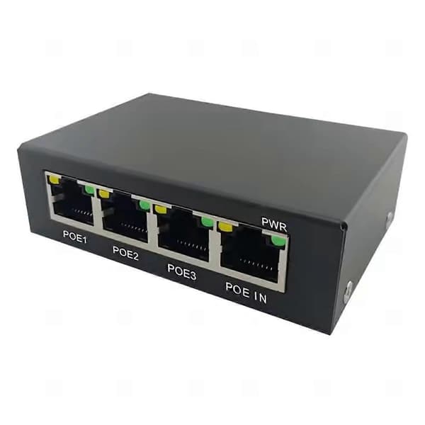 4 Porte Fuld Gigabit PoE Extender/Repeater 100/1000M Netværk Switch Extender til Poe Switch NVR IP C
