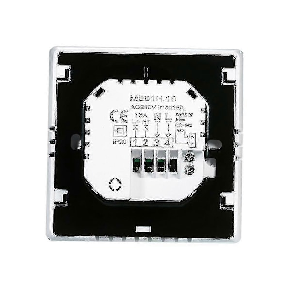 Wi-Fi Smart Termostat Digital Temperaturregulator Tuya App-kontroll LCD-display Touchscreen Veckovis Programmerbar Elektrisk Golvvärme Termostat För