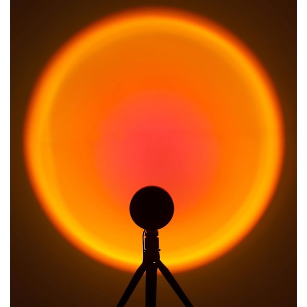 Solnedgangsprosjektorlampe, Stemningslys for Angst, LED Soloppgangsprosjektorlampe, Romantisk