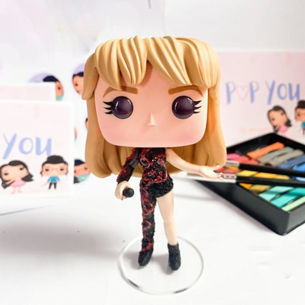 Taylor Resinfigurer Pop Sanger Statue Ornamenter Samleobjekter Håndværk Legedukke Skulpturer til Musikelsker Stue Soveværelse
