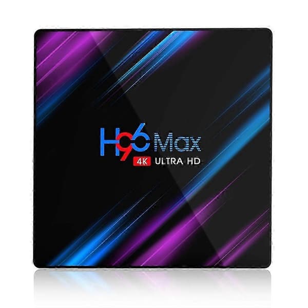 H96 Max-3318 4K Ultra HD Android TV-boks 2GB+16GB EU-plugg