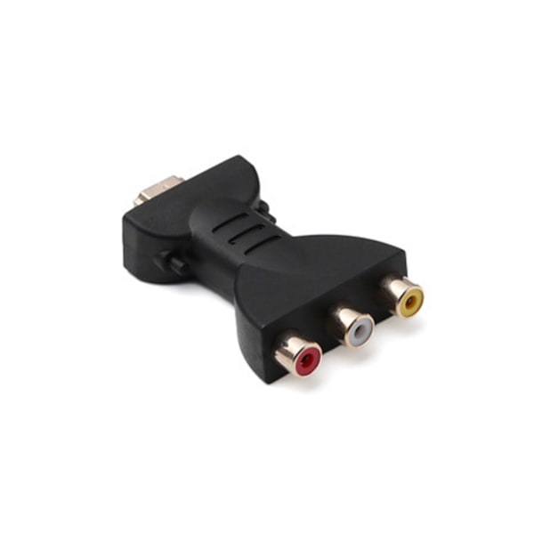 HDMI til AV-adapter, HDMI til RGB for RCA-komponentkonverter 1080p lyd- og videosynkroniseringsadapter