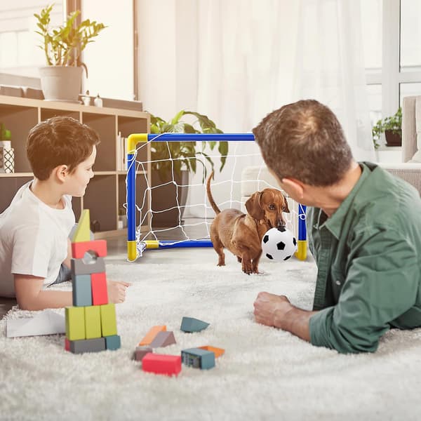Børnefodboldmål, Fodboldmål til Børn, Foldbart Fodboldmål, Mini Fodboldmål, Foldbart Fodboldmål til Børn, Udendørs Legetøj 1 Sæt