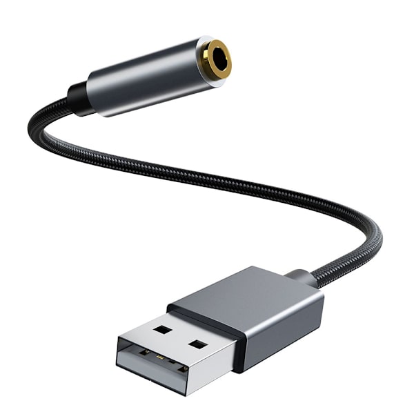 USB-A–AUX-kaapeli 3,5 mm 30 cm