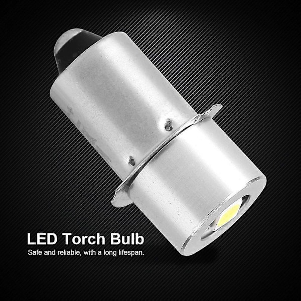 1W P13.5S LED lommelygtepære, 100~110LM 2700~7000K erstatningspære til lommelygte, lampe, nødbelysning