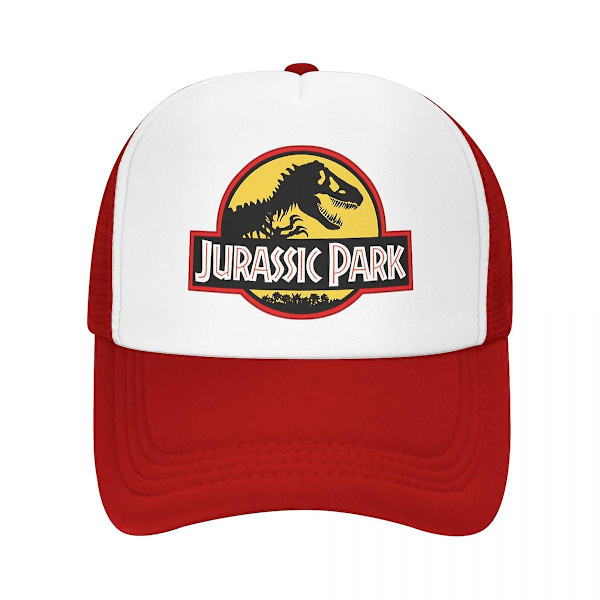 Personalized Jurassic Park Dinosaur Print Baseball Cap Sun Protection Women Men's Adjustable Trucker Hat Autumn