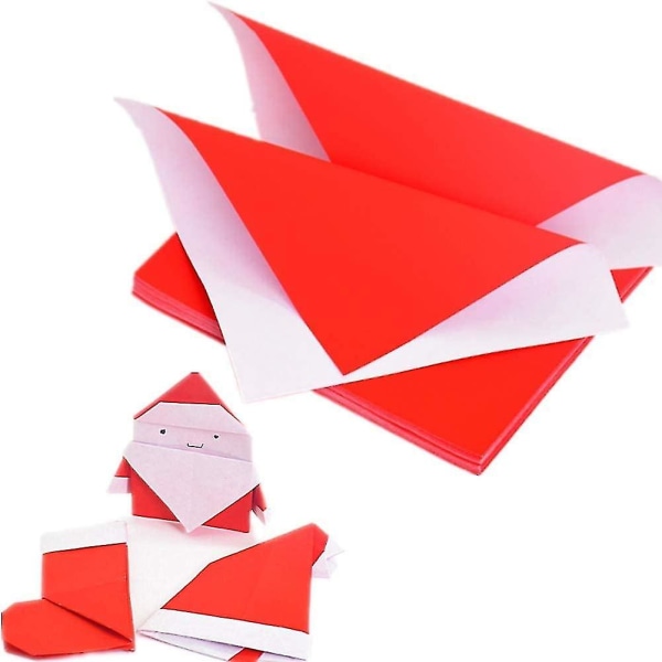 100 X Origami Paper Craft Paper: Dubbelsidigt vikpapper för Origami