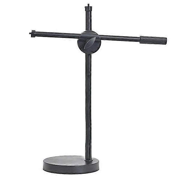 Forhøjet Tripod med Ringlys Bordstand Tripod med Mobiltelefonholder Cantilever