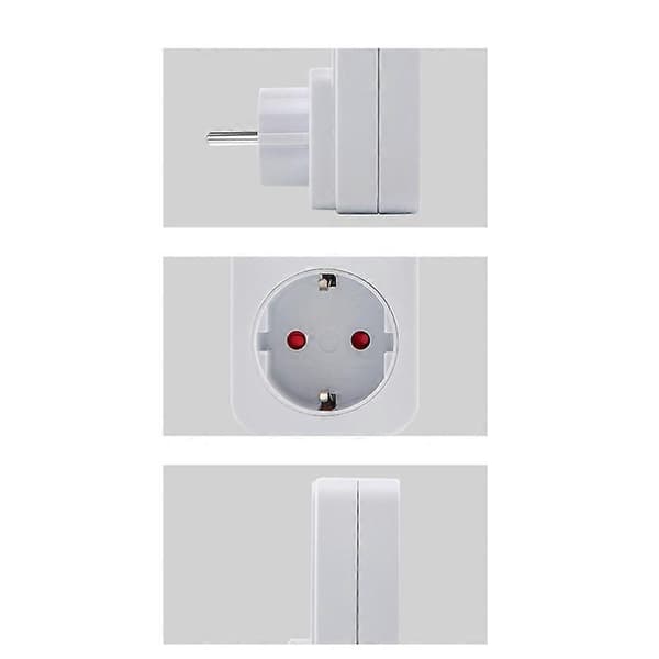 Intelligent Programmerbar Nedtællings Timer Stik Elektrisk 6HR Stik til USB Interface Switch EU Stik