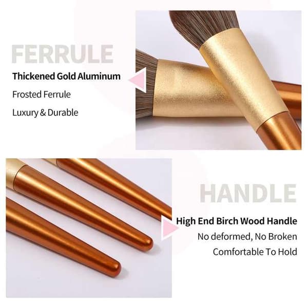makeupbørster, makeupværktøjer, foundationbørste, løs pudderbørste, concealer, øjenskygge, blushbørste, makeupværktøjer
