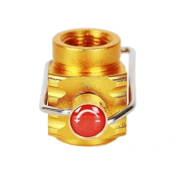 Camping Gas Saver Plus Gas Converter Shifter Refill Flat Tank Conversion Adapter Camping Gas Adapter Valve, guld
