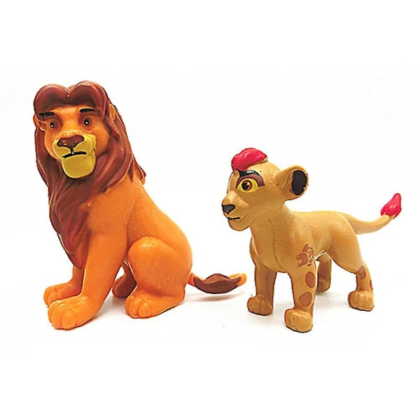 12st Disney Lejonkungen Lejonvakt Actionfigur Lekset Simba Timon Pumbaa Pvc dockleksaker Barn Julklappar