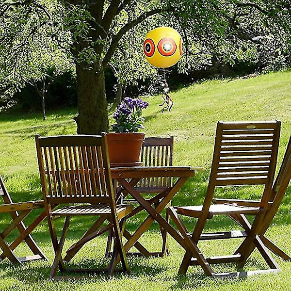 2 Skremmeballonger Anti-duer, Fugler, Hegre, Skjærer, Vipe Og Spurv, () 600 Mm, / Gul