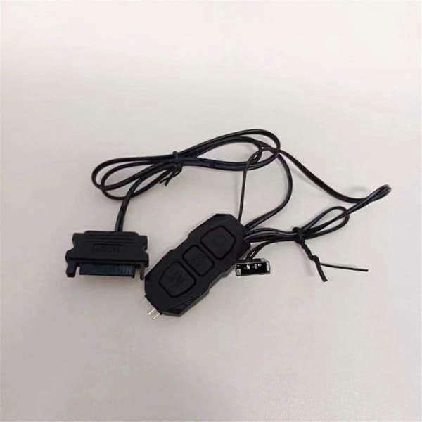 ARGB Controller Kabel 5V 3 Pin RGB Controller SATA Strømforsyning Lysstrips Controller Kabel til PC