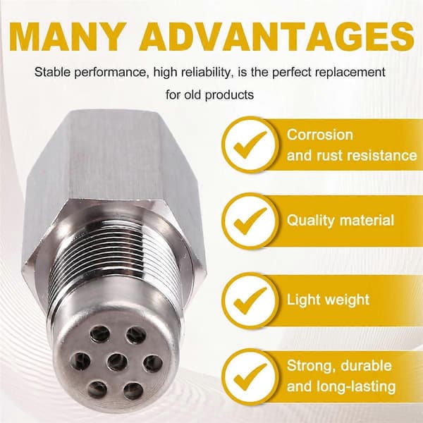 5 stk. for modifisering av eksosmanifold, bil O2 oksygensensorforlengeradapter M18X1.5 rørfeste