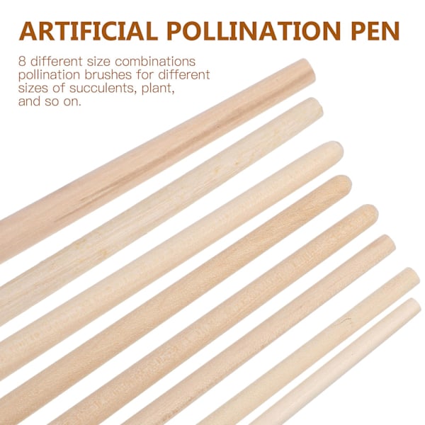 8 st Pollinering Verktyg Manuell Pollinator Bärbar Utomhus Växt Pollinator