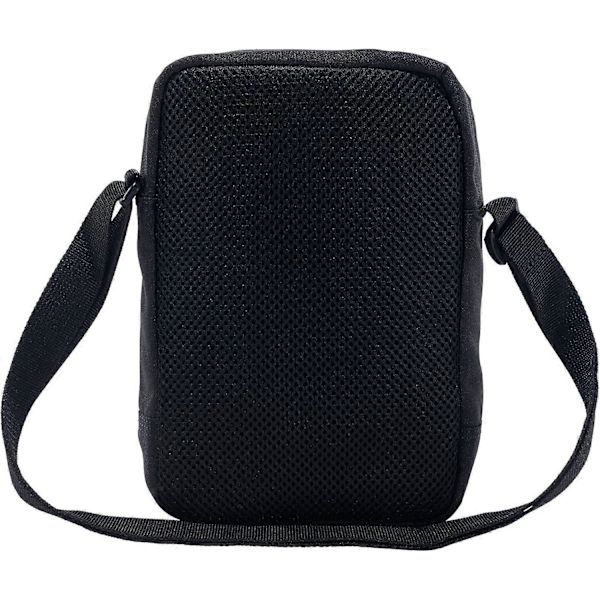 Unisex Voksen Lynlås, Holdbar, Justerbar Skuldertaske med Lynlåslukning, Sort, En Størrelse