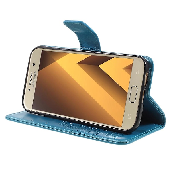 Imprint Tree Owl Magnetiskt Plånboksfodral i Läder med Stativ för Samsung Galaxy A5 (2017) SM-A520F