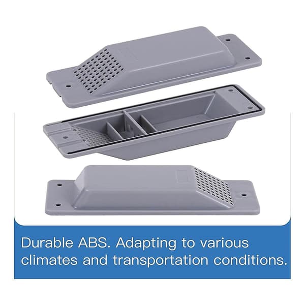 8-pak Shipping Container Luftventil Kit Heavy Duty Shipping Container Tilbehør Flow Ventilation Ki