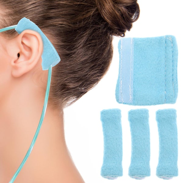 4 Pcs Ear Pads Glasses Oxygen Tubing Ear Protectors Nasal Cannula Ear Protectors Oxygen Ear Covers Foam Ear Cushions