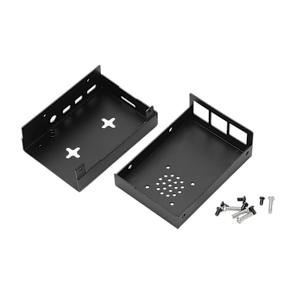 Højkvalitets Aluminium Legering Computer Kabinet Sort til Raspberry Pi 4B