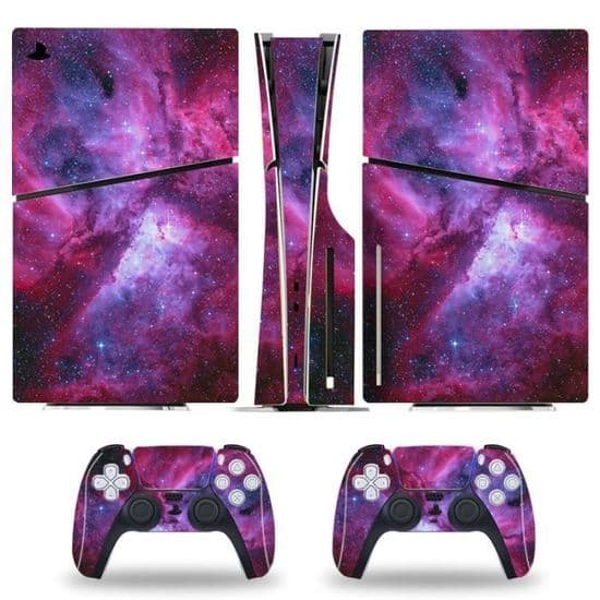 Hudskydd - Skin Stick - PS5 Slim - Lila - YYV Tecknad Design