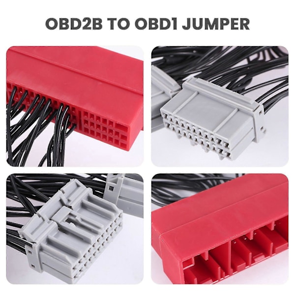 Obd2b Till Obd1 Ecu Konverteringskabel Adapter För 1999-2000