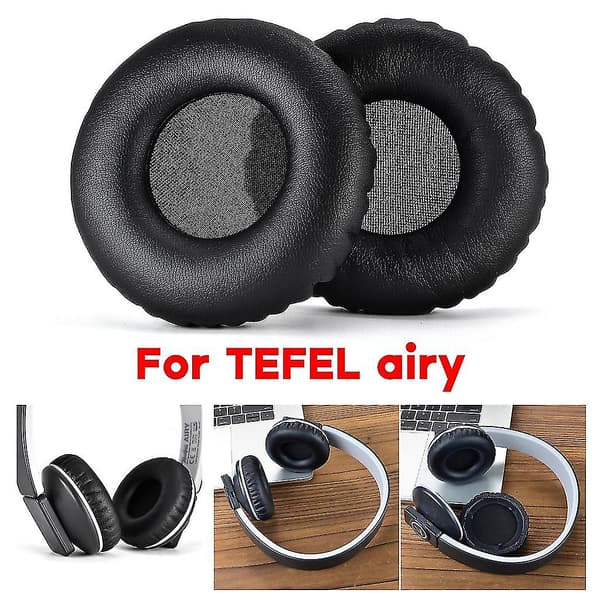 Bløde Ørepude-Hylstre til Tefel Airy Headset Ørepude Ergonomisk Design