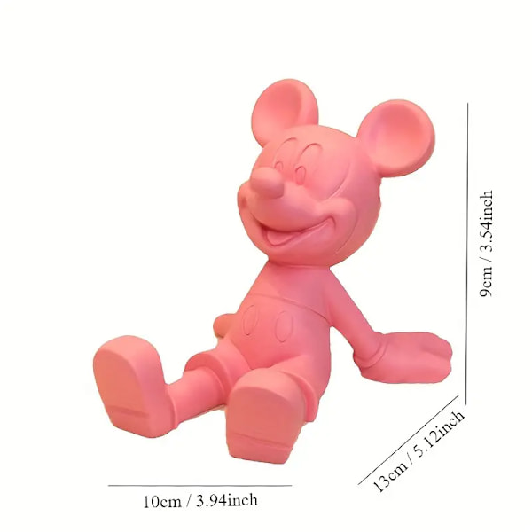 Mobil- og nettbrettstativ med Disney Mickey Mouse-tegning, laget av ABS-materiale, UME-merke, svart