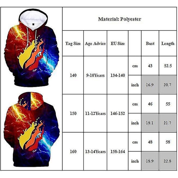 Prestonplayz Hoodies för barn pojkar flickor coola huvtröjor långärmade toppar