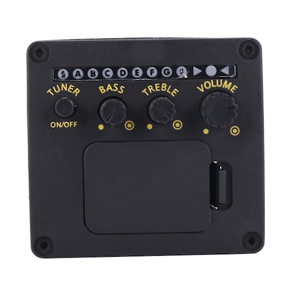 2-bands pickup EQ Aeq-2t equalizer akustisk gitarr bricka skruvar set för gitarr