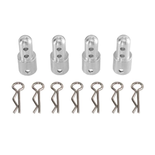 RC Karrosseripost Clips Shell Holder Mount til 1/14 MJX Hyper Go 14301 Premium RC Karrosseripost Clips Shell