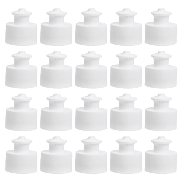 24pcs Push Pull Replacement Caps Reusable Sports Bottle Lid Bottle Caps Water Bottle Lids