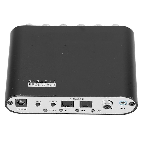 AY42A 2.0 DTS 5.1 Metal o Decoder Analog SPDIF Coaxial til RCA DTS AC3 o Decoder