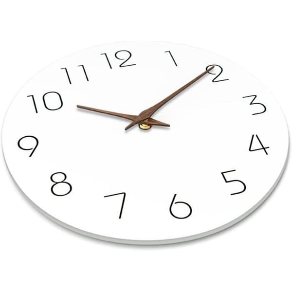 Seinäkello - LARGEIGHT - 25,4 cm - Hiljainen - Moderni - Koristeellinen