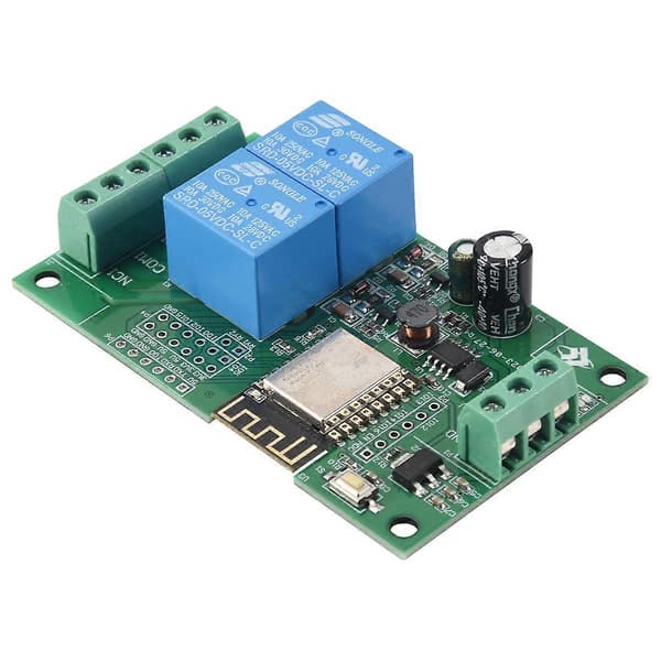 Esp8266 Esp-12F Wifi Relæ Modul 2-Kanals 5V/8-80V Netværksrelæ Switch til Arduino Ide Smart Home