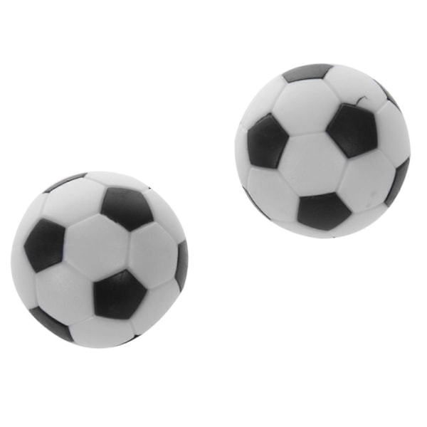 5x Plastik 32mm Fodbold Indendørs Bordfodbold Udskiftningsbold Sort+hvid