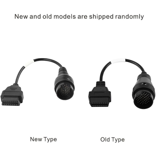38-bens til 16-bens OBD2-adapterdiagnosekabel til Iveco lastbil