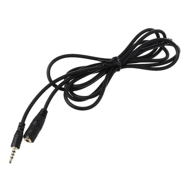 Stereo 2,5 mm Jack Förlängningskabel 5m Extender Ledning Hane till Hona Aux Kabel
