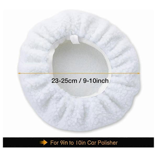 10 stk. 10 TOMMER Bonnet Polermaskine Poleringspude Polering Buffing Bil Buffer Vokser