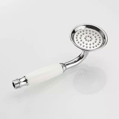 Brusehoved - LARGEIGHT - Klassisk - Retro - Keramisk håndtag - Krom